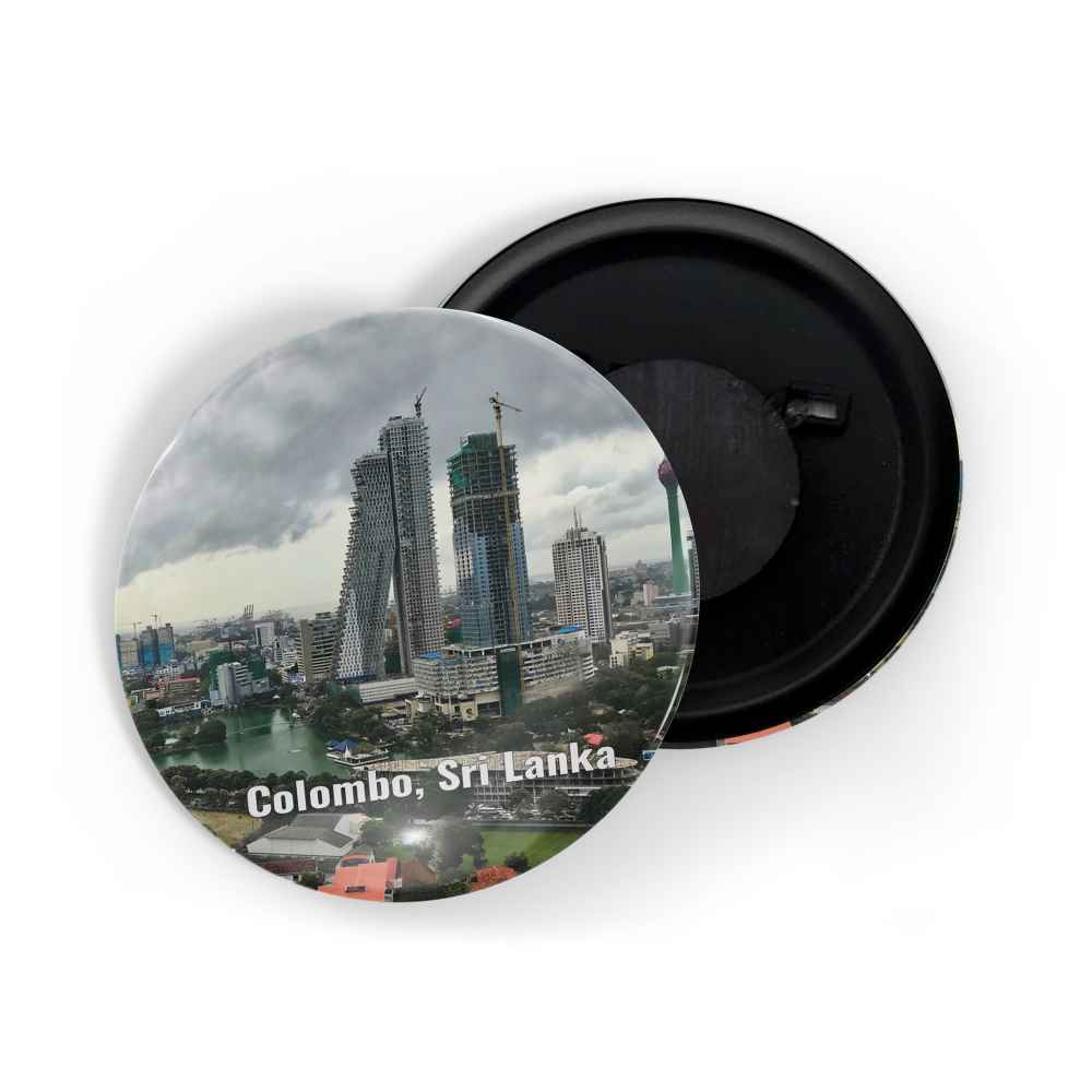 dhcrafts Fridge Magnet Multicolor Famous Tourist Place Colombo Sri Lanka D3 Glossy Finish Design Pack of 1